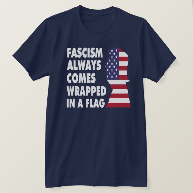 Camiseta T-Shirt FASCISMO TRUMP (Frente do Design)