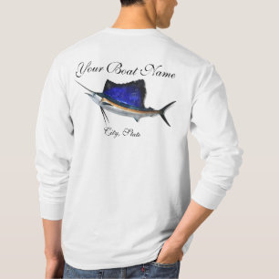 Camiseta T-shirt feito sob encomenda da pesca do Sailfish