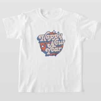 Camiseta T-Shirt "Feliz ano novo" - Design festivo e divert