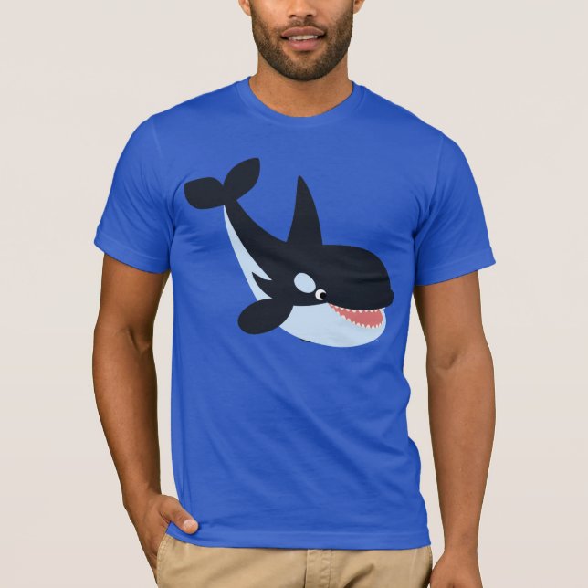 Camiseta T-Shirt Feliz Assassino de Cartoon (Frente)