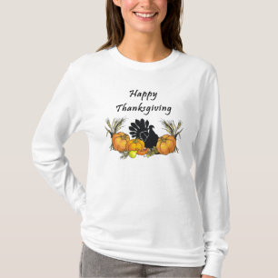 Camiseta T-shirt feliz da acção de graças