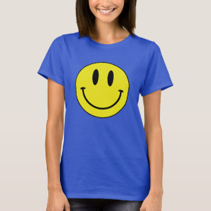 CAMISETA T-SHIRT FELIZ DA CARA DO SMILEY