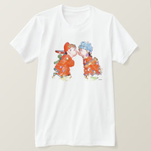 Camiseta T-shirt feliz do casal