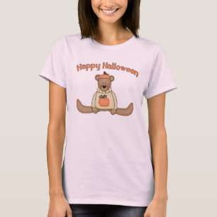 Camiseta T-shirt feliz do Dia das Bruxas