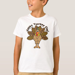 Camiseta T-shirt feliz do dia de Turquia