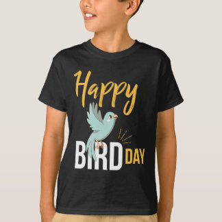 Camiseta T-shirt feliz do dia do pássaro