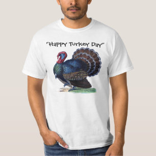 Camiseta T-shirt feliz do divertimento do dia de Turquia da