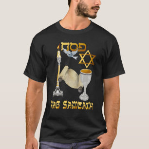 Camiseta T-shirt feliz do Passover