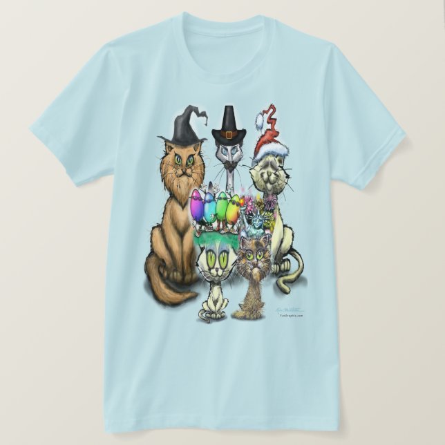 Camiseta T-Shirt Feliz Feriado (Frente do Design)