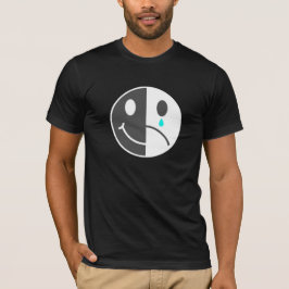 Camiseta T-Shirt Feliz Rosto Triste