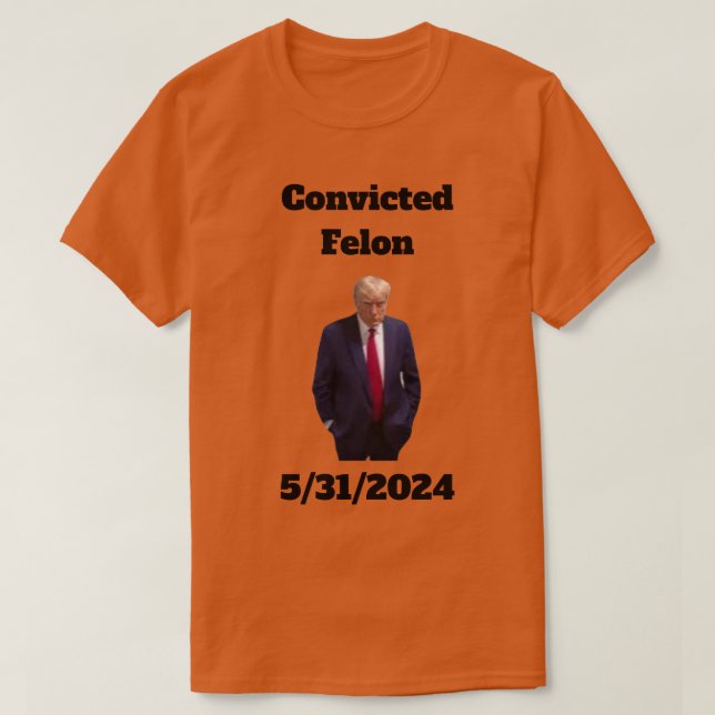 Camiseta T-Shirt Felon Condenado (Frente do Design)