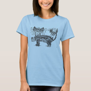 Camiseta T-shirt fêmea da criatura