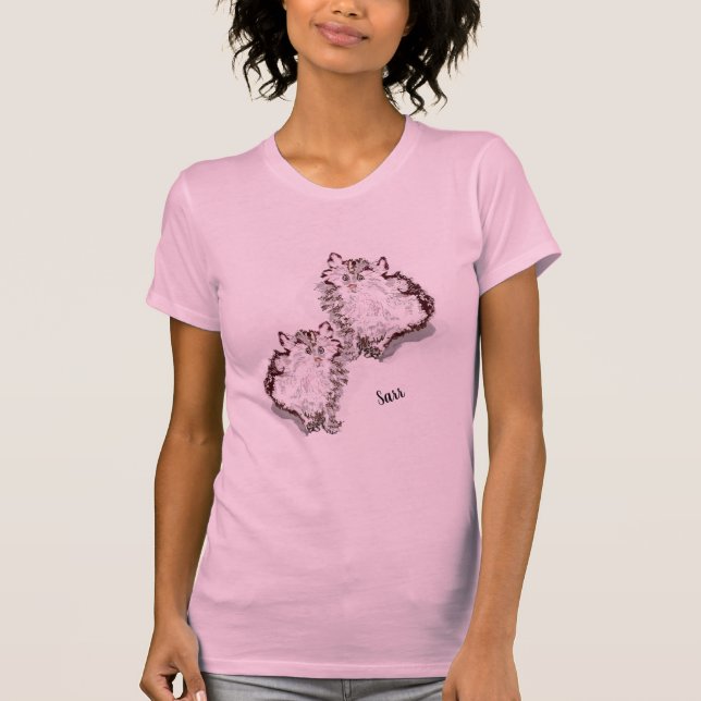 Camiseta T-shirt feminina: Amor aos Kittens (Frente)