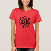 T-shirt feminina Atom