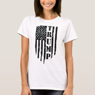 Camiseta T-shirt feminina da Bandeira Americana