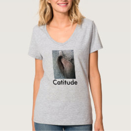 Camiseta T-shirt feminina da Catitude