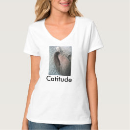 Camiseta T-shirt feminina da Catitude