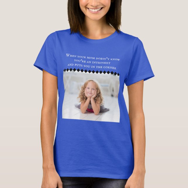 Camiseta T-shirt feminina do Meme (Frente)