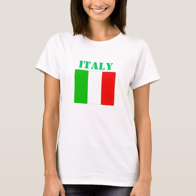 Camiseta T-shirt feminina italiana (Frente)