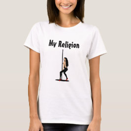 Camiseta T-shirt feminina | Minha religião