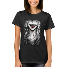 Camiseta (T-shirt) Feminina Sanguinolência