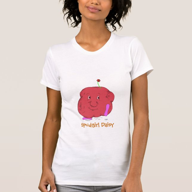 Camiseta t-shirt feminina Spudgirl Daisy (Frente)