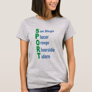 Camiseta T-shirt femme Light Steel SPORT TURISME CA