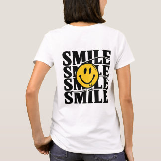 Camiseta T-shirt femme « Smile » Positive vibes