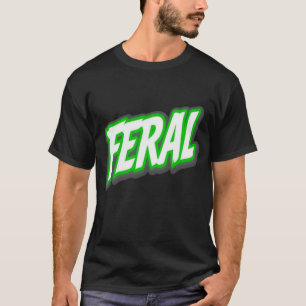 Camiseta T-Shirt Feral - Design de Declaração Gótica Selvag
