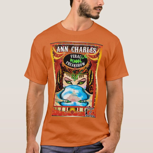 Camiseta T-shirt Feral LY Funny Freakshow de Ann Charles (Frente)