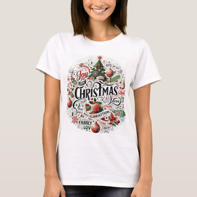 Camiseta T-Shirt Festivo e Fabuloso/Natal (Frente)
