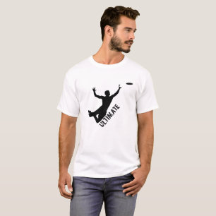 Camiseta T-shirt final da silhueta do Frisbee