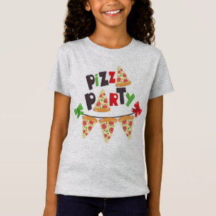 Camiseta T-Shirt Fine Jersey, das raparigas da Pizza Party