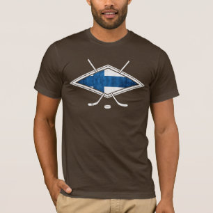 Camiseta T-shirt finlandês do hóquei em gelo com nome &