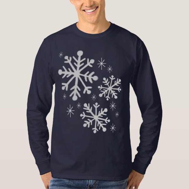 Camiseta T-Shirt Floco de neve (Frente)