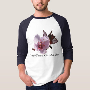 Camiseta T-shirt - Flor florescente de ameixa