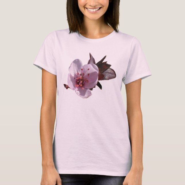 Camiseta T-shirt - Flor Plumb (Frente)