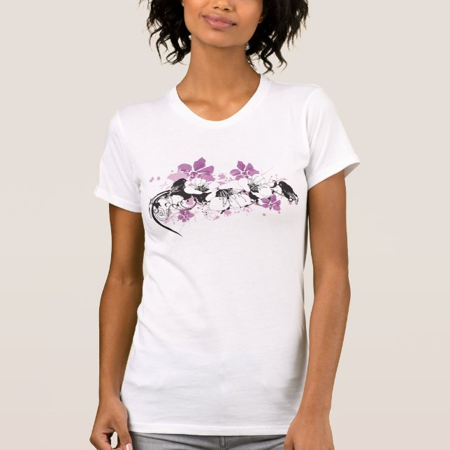 Camiseta T-shirt floral (Frente)