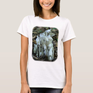 Camiseta T-shirt floral branco da natureza das tubulações