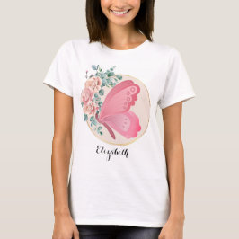 Camiseta T-Shirt Floral Personalizado