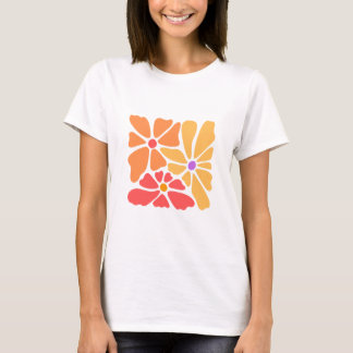 Camiseta T-Shirt Floral Retro