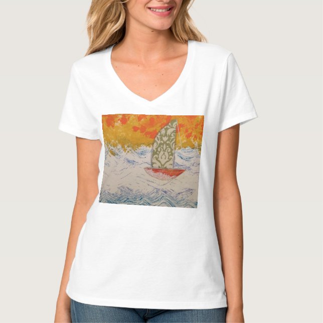 Camiseta T-Shirt Floral Sail (Frente)