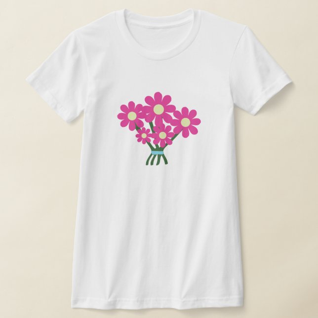 Camiseta T-Shirt Flores (Postura )