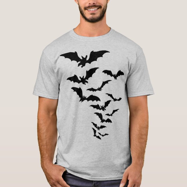 Camiseta T-Shirt Flying Bats (Frente)