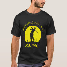 t-shirt fofa para golfistas