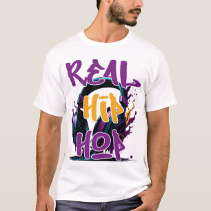 Camiseta T-Shirt Fones de ouvido De Hip Real - Rua Urbana