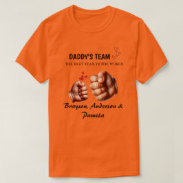 Camiseta T-shirt for dad, daddy's team, father's day