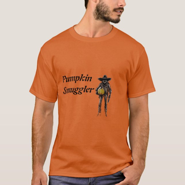 Camiseta T-Shirt For Pumpkin Smugglers. Halloween  (Frente)