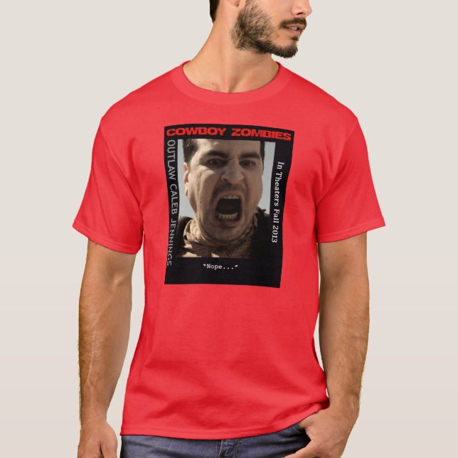 Camiseta T-shirt foragido de Caleb Jennings (Frente)
