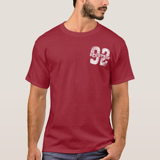 Camiseta T-shirt forçado de Sportron 92 (Frente)